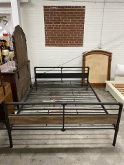Industrial Queen Bed Frame