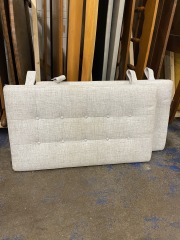 Grey Tweed Hanging Twin Headboard (Each)