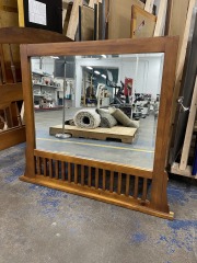 Tall Mission Style Mirror 41x36