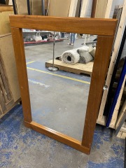 Modern Wood Mirror 39x26