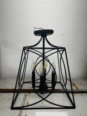 Allen + Roth Providence Semi-Flush Mount