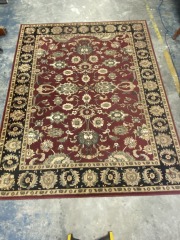 Rainbow Black burgery 8x10 ft Rug