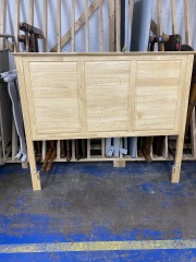 Modern Blonde Farmhouse Queen Headboard