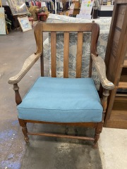 Vintage Wood Lounge Chair
