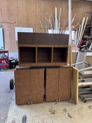 Warm Upper Kitchen Cabinet 3pc Set