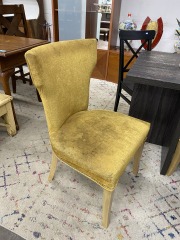 Sunshine Mustard Dreams Dining Chair (As is)