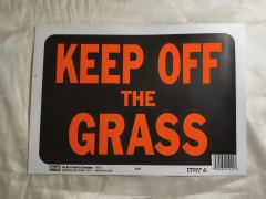 HK Paper Off Grass sign # 20402145