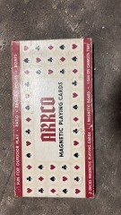 Vintage ARRCO Magnetic Playing Cards and Board