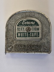 Vintage Evans 10ft Tape Measure