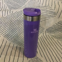 YETI Rambler 26 oz Stackable Cup with a Straw Lid in the limited edition Cosmic Lilac color.