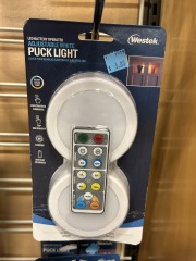 2pk LED Puck Light