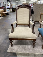 Victorian Eastlake Deco Armchair