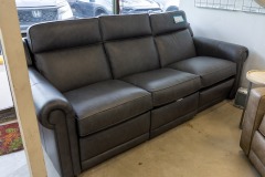 Ethan Allen Johnston Incliner Power Sofa