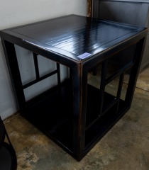 Ethan Allen Dynasty Fretwork Side Table