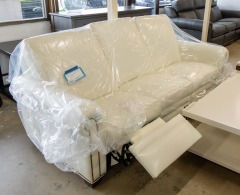 Ethan Allen Conor Leather Manual Incliner