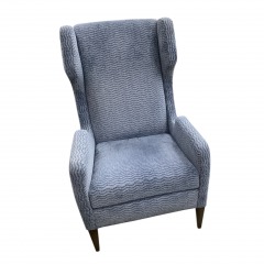 Hooker Furniture Custom Blue Wingback Chair
