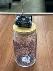 Mushroom Glass Sipper