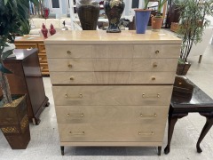Vintage 5 Drawer Tall Dresser