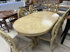 DINING SET W\/6 CHAIRS