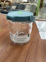 Bucket Handle Glass Food Storage