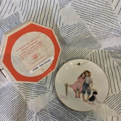 4 Plates Gorham Norman Rockwell 1977 Limited Edition Four Seasons Plates W\/Boxes