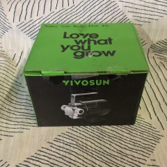 VIVOSUN 115V Water Transfer Pump, Portable Utility Pump *UNTESTED SOLD AS IS*