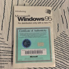 Microsoft Windows 95 operating system installation CD-ROM - Sealed