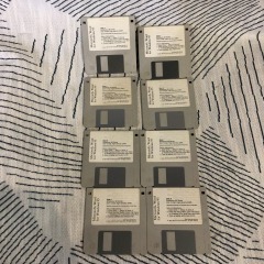 Vintage 1994 Microsoft Project for Windows HD 3.5 Floppy Discs