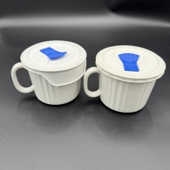 CorningWare Stoneware Soup Mugs Set of 2