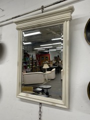 Classic White Frame Mirror