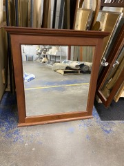 Traditional Cherry Finish Mirror (34x35)
