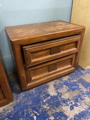 MCM Pencil Reed G Crespi Style Nightstand