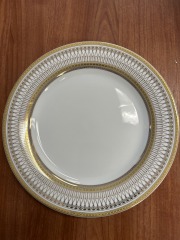 Gold Rimmed Large Plate