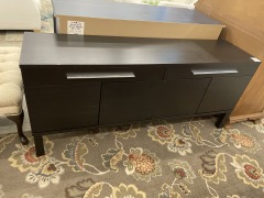 Low Black Cabinet