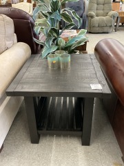 Black Modern Side Table