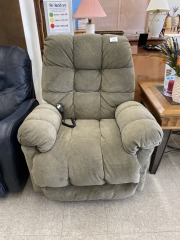 Lt. Green Electric Recliner