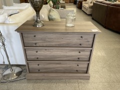 Three Drawer Side Table