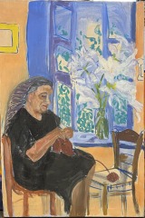 Lady with Lillies Original Painting