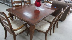 Dining Table w\/2 Leafs & 6 Chairs***Manger's Online The Special Of The Week***