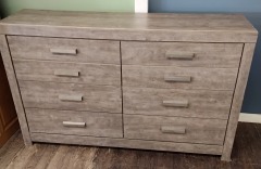 Gray 8 Draw Dresser 60 x 16