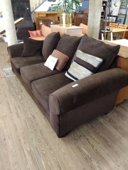 Brown Cloth Sofa 94 x 44