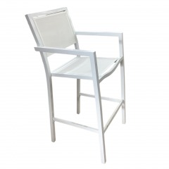 White Outdoor Bar Stool