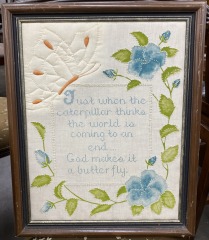 God makes it a Butterfly Framed Art