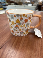 Orange Mushrooms Mug