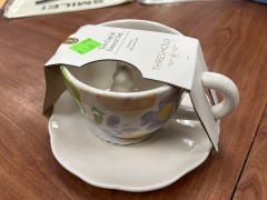 Spring Tea Cup and Saucer Set