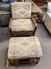 Arm Chair & Ottoman
