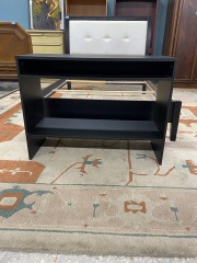 Simple Black TV Stand