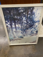 Through The Trees Framed Print