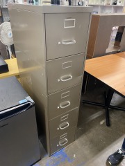 Grey Steelcase Filing Cabinet