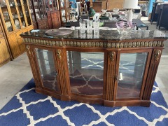 Glass Door Showcase Cabinet